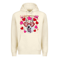 Sandshell valentine's day  white shepherd Premium Hoodie - RanaPortraitStore
