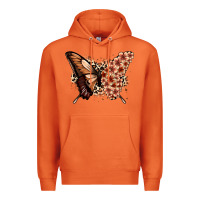 Carrot melanin  butterfly Premium Hoodie - Zillion Design Studio