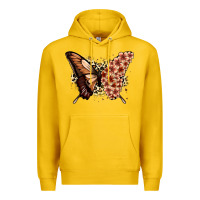 Lemon melanin  butterfly Premium Hoodie - Zillion Design Studio
