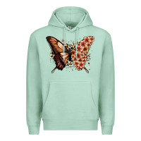 Seafoam melanin  butterfly Premium Hoodie - Zillion Design Studio