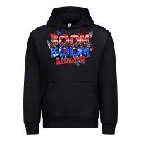 Black boom boom baby Urban Hoodie - Zillion Design Studio