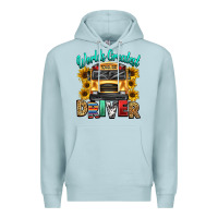 Blue Mist worlds greatest school bus driver Premium Hoodie - texasbilliewilder