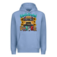 Colony Blue worlds greatest school bus driver Premium Hoodie - texasbilliewilder