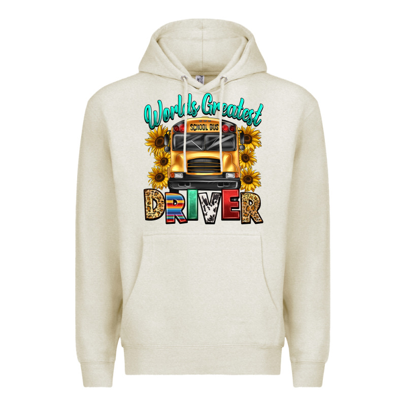 Worlds Greatest School Bus Driver Premium Hoodie by texasbilliewilder | Teevron