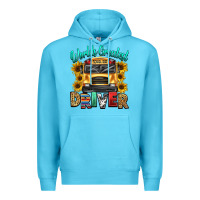 Ocean Blue worlds greatest school bus driver Premium Hoodie - texasbilliewilder