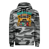 Slate Camo worlds greatest school bus driver Premium Hoodie - texasbilliewilder