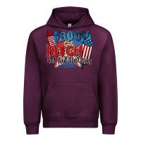 Mauve Wine boom bitch get out the way Urban Hoodie - Zillion Design Studio