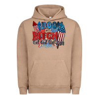 Pigment Burro boom bitch get out the way Urban Hoodie - Zillion Design Studio