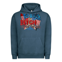 Pigment Midnight Navy boom bitch get out the way Urban Hoodie - Zillion Design Studio