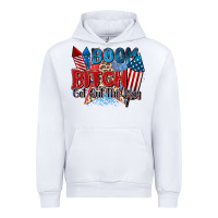 White boom bitch get out the way Urban Hoodie - Zillion Design Studio