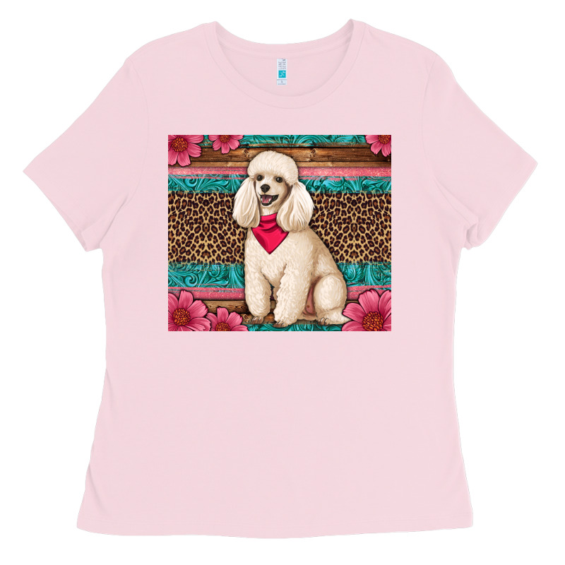 Standart Poodle Floral Ladies Tee by Artiststas | Teevron