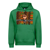 Emerald black history brushstroke Urban Hoodie - texasbilliewilder