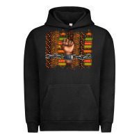Pigment Black black history brushstroke Urban Hoodie - texasbilliewilder