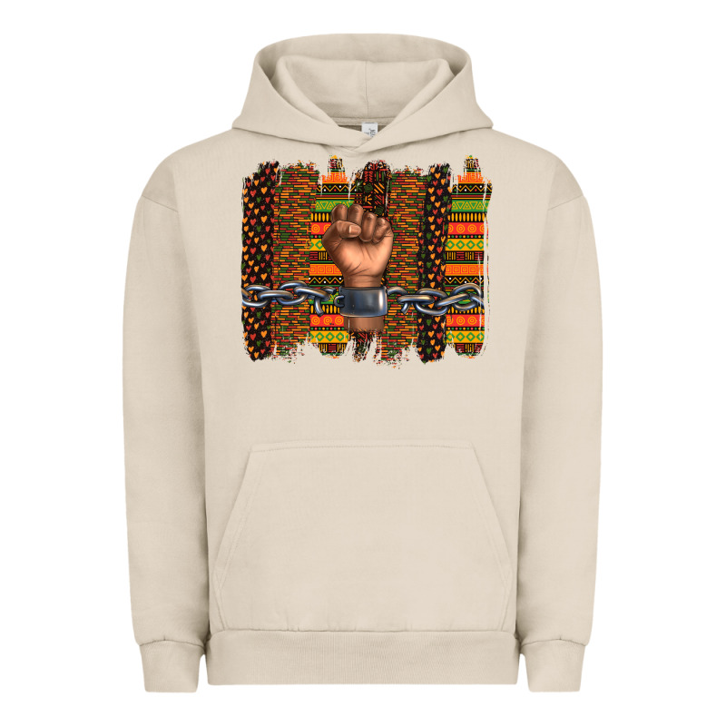 Black History Brushstroke Urban Hoodie by texasbilliewilder | Teevron
