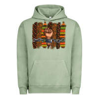 Pigment Oil Green black history brushstroke Urban Hoodie - texasbilliewilder