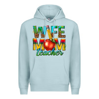 Blue Mist wife mom teacher Premium Hoodie - texasbilliewilder