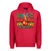 Cardinal wife mom teacher Premium Hoodie - texasbilliewilder