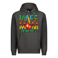 Charcoal Heather wife mom teacher Premium Hoodie - texasbilliewilder