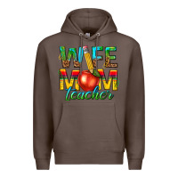 Coffee wife mom teacher Premium Hoodie - texasbilliewilder