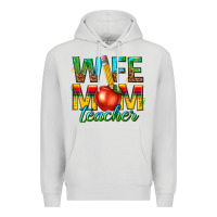 Dove Grey wife mom teacher Premium Hoodie - texasbilliewilder