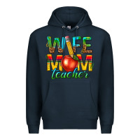 Navy wife mom teacher Premium Hoodie - texasbilliewilder