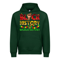 Forest Green black history is world history Urban Hoodie - texasbilliewilder