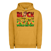 Pigment Peanut Butter black history is world history Urban Hoodie - texasbilliewilder