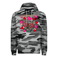 Slate Camo valentine's day french bulldog puppy Premium Hoodie - RanaPortraitStore