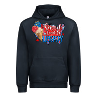Navy sweet land of liberty Urban Hoodie - Zillion Design Studio