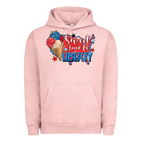Pigment Salmon sweet land of liberty Urban Hoodie - Zillion Design Studio