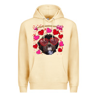 Pina Colada valentine's day havanese dog Premium Hoodie - RanaPortraitStore