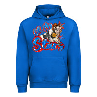 Cobalt oh my stars pig Urban Hoodie - Zillion Design Studio