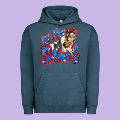 Oh My Stars Pig Urban Hoodie Designed By Zillion Design Studio