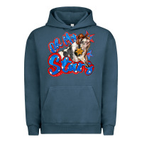 Pigment Midnight Navy oh my stars pig Urban Hoodie - Zillion Design Studio