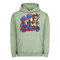 Pigment Oil Green oh my stars pig Urban Hoodie - Zillion Design Studio