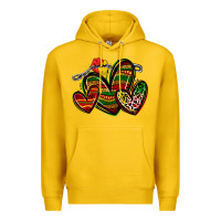 Lemon juneteenth hearts Premium Hoodie - Zillion Design Studio