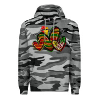 Slate Camo juneteenth hearts Premium Hoodie - Zillion Design Studio