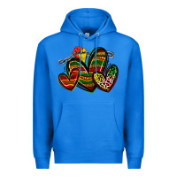 True Royal juneteenth hearts Premium Hoodie - Zillion Design Studio