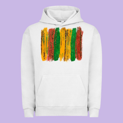 Urban Hoodie black history brushstroke