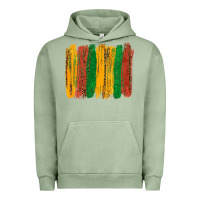 Pigment Oil Green black history brushstroke Urban Hoodie - texasbilliewilder