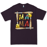 Plum softball mama Premium Tee - CowhideDigitalArt