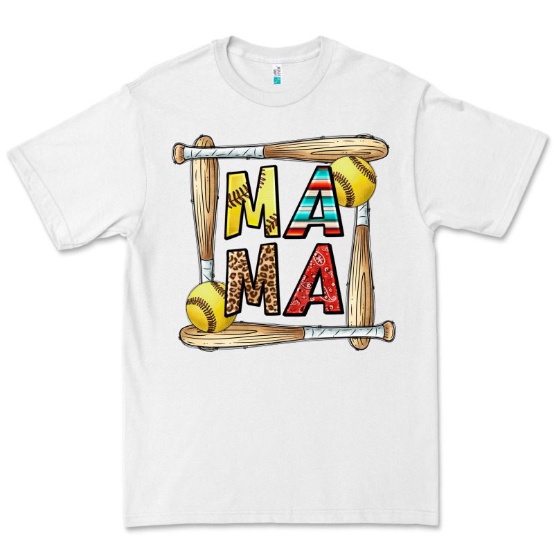 Softball Mama Premium Tee by CowhideDigitalArt | Teevron