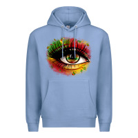 Colony Blue juneteenth eye Premium Hoodie - Zillion Design Studio