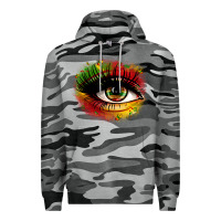 Slate Camo juneteenth eye Premium Hoodie - Zillion Design Studio