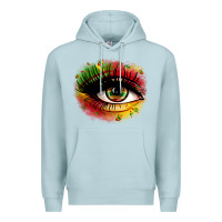 Blue Mist juneteenth eye Premium Hoodie - Zillion Design Studio
