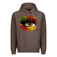 Coffee juneteenth eye Premium Hoodie - Zillion Design Studio