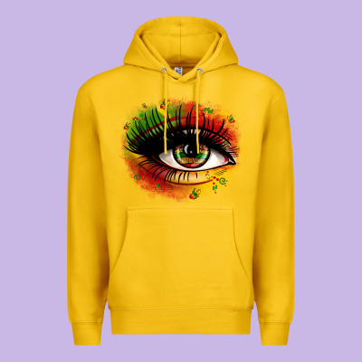 Juneteenth Eye Premium Hoodie Designed By Zillion Design Studio