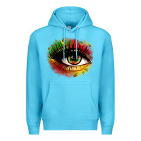 Ocean Blue juneteenth eye Premium Hoodie - Zillion Design Studio