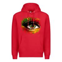 Red juneteenth eye Premium Hoodie - Zillion Design Studio