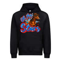Black oh my stars horse Urban Hoodie - Zillion Design Studio